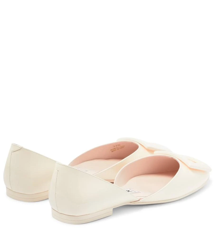 商品Roger Vivier|D'Orsay leather ballet flats,价格¥5174,第3张图片详细描述