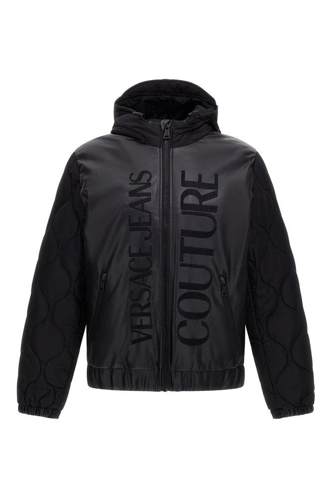 商品Versace|Versace Jeans Couture Zipped Hooded Jacket,价格¥2671,第1张图片