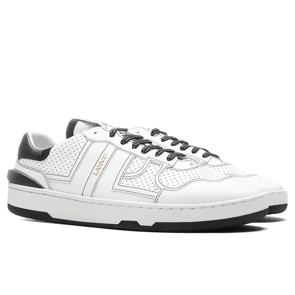 Lanvin Clay Low Top Sneakers - White/Black商品第2张图片规格展示