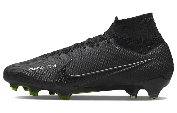 商品[国内直发] NIKE|Mercurial Superfly 9 刺客 15 Elite 圆头舒适 FG（胶质长钉） 天然草地 减震防滑耐磨 足球鞋 男款 黑绿,价格¥1813,第1张图片