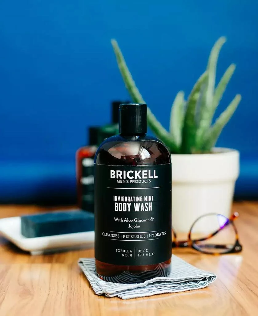 商品Brickell Mens Products|Brickell Men's Products Invigorating Mint Body Wash, 16 oz.,价格¥188,第3张图片详细描述