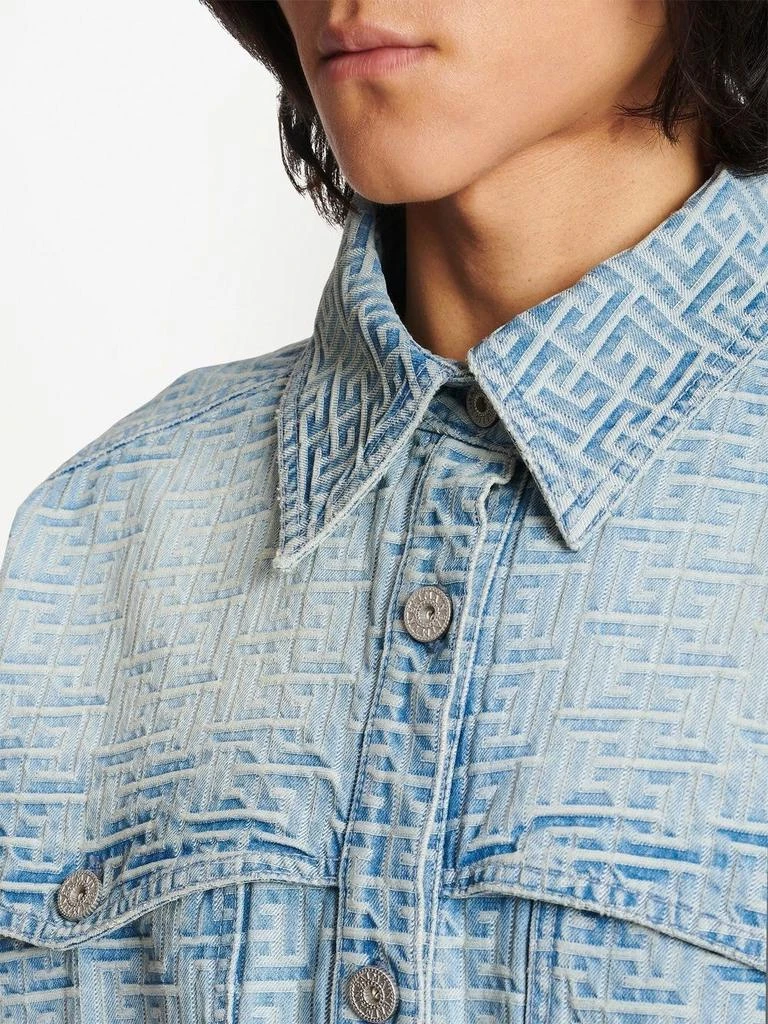 商品Balmain|OVERSHIRT IN DENIM,价格¥5453,第5张图片详细描述