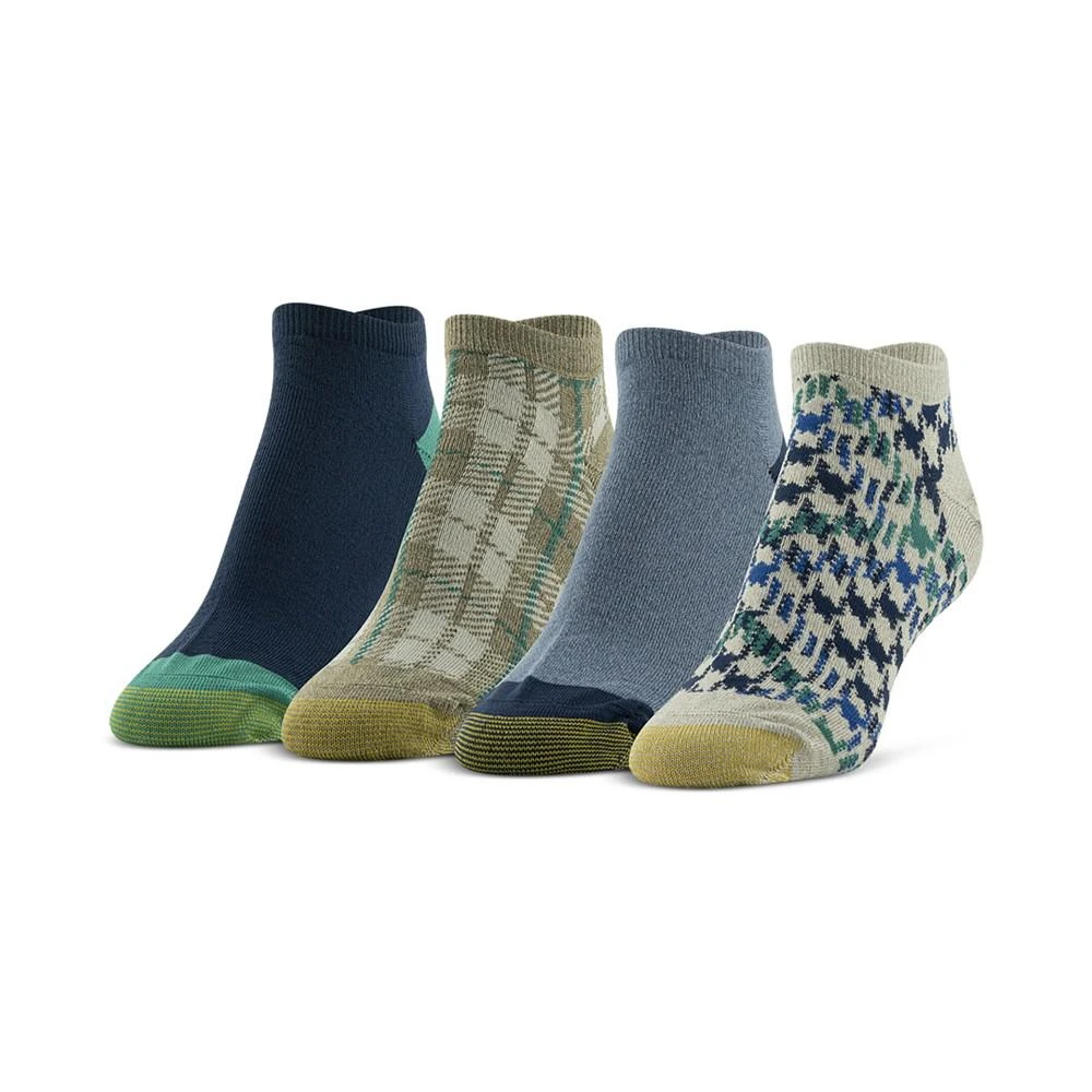 商品Gold Toe|Women's Houndstooth No Show Socks 4-Pack,价格¥31,第1张图片