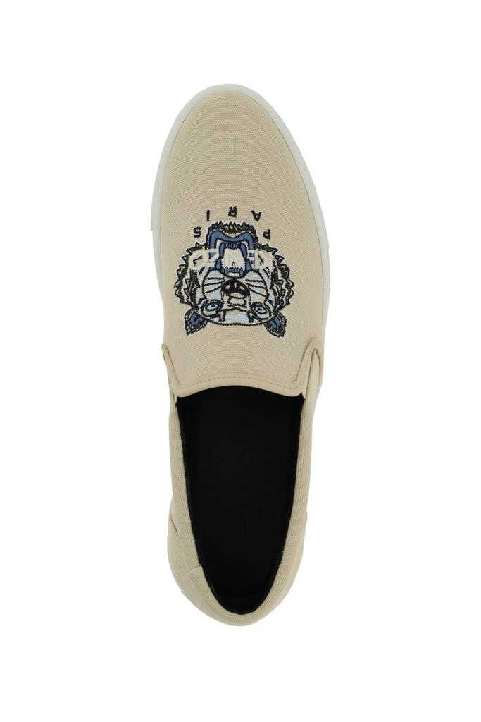 商品Kenzo|K-SKATE TIGER SLIP-ON SNEAKERS,价格¥711,第3张图片详细描述