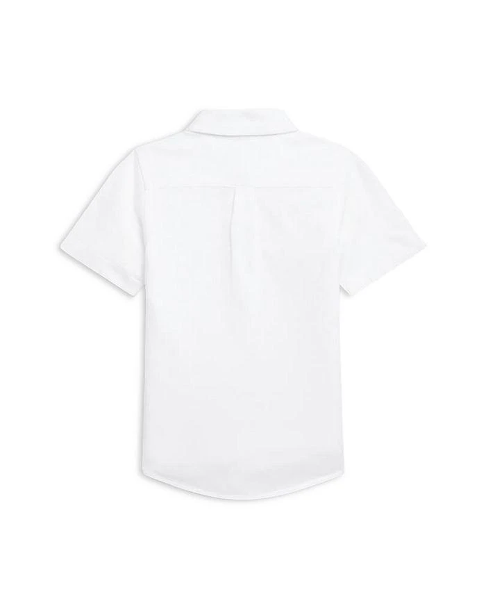 商品Ralph Lauren|Boys' Knit Oxford Short Sleeved Shirt - Little Kid,价格¥222,第2张图片详细描述