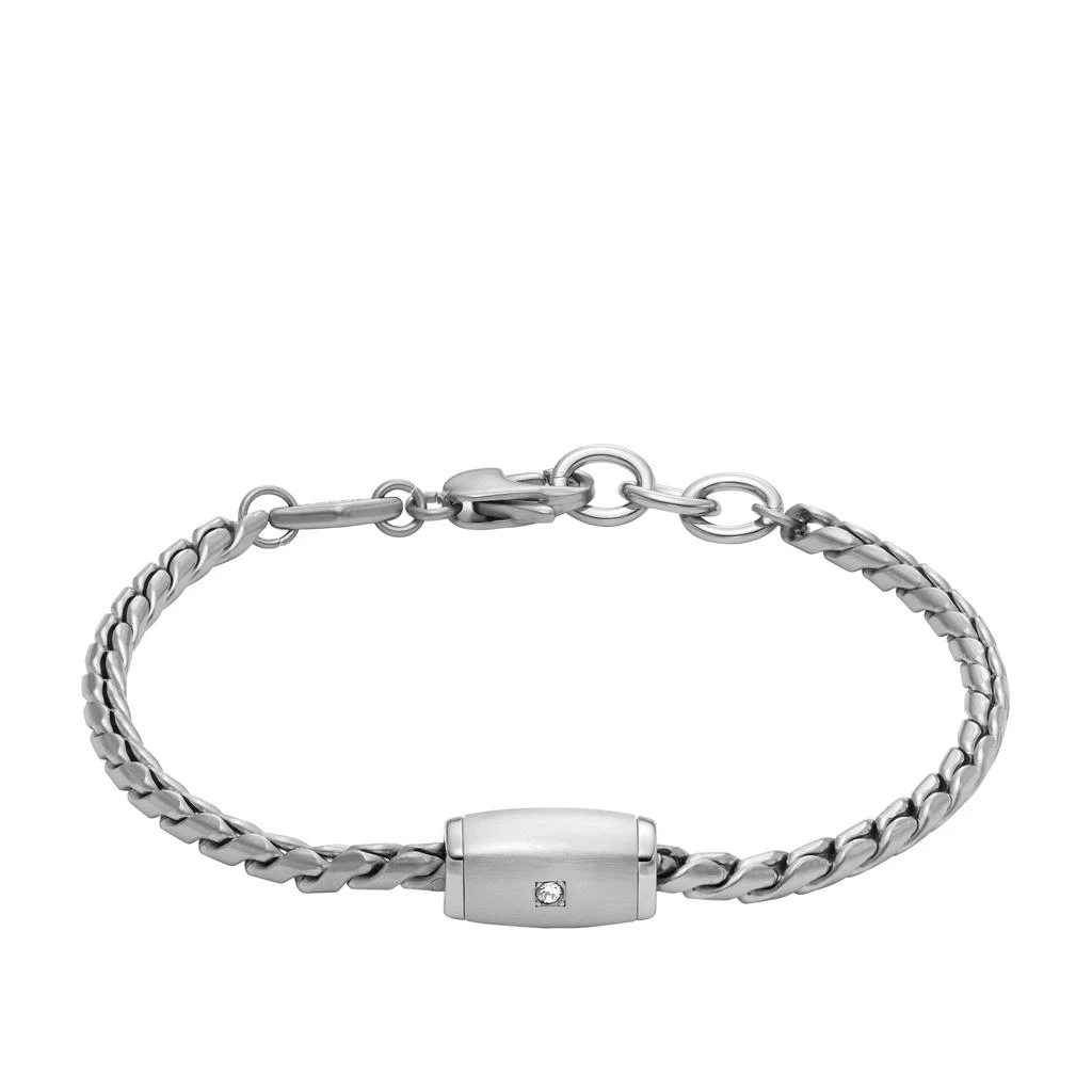 商品Fossil|Fossil Men's Fathers Day Stainless Steel Chain Bracelet,价格¥161,第1张图片