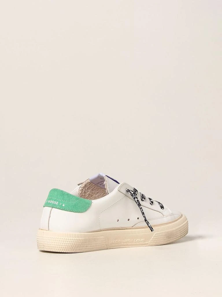 商品Golden Goose|May Golden Goose leather sneakers,价格¥1103,第3张图片详细描述