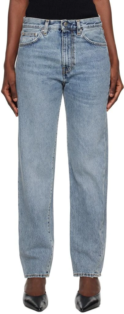 商品Totême|Blue Twisted Seam Jeans,价格¥1923,第1张图片