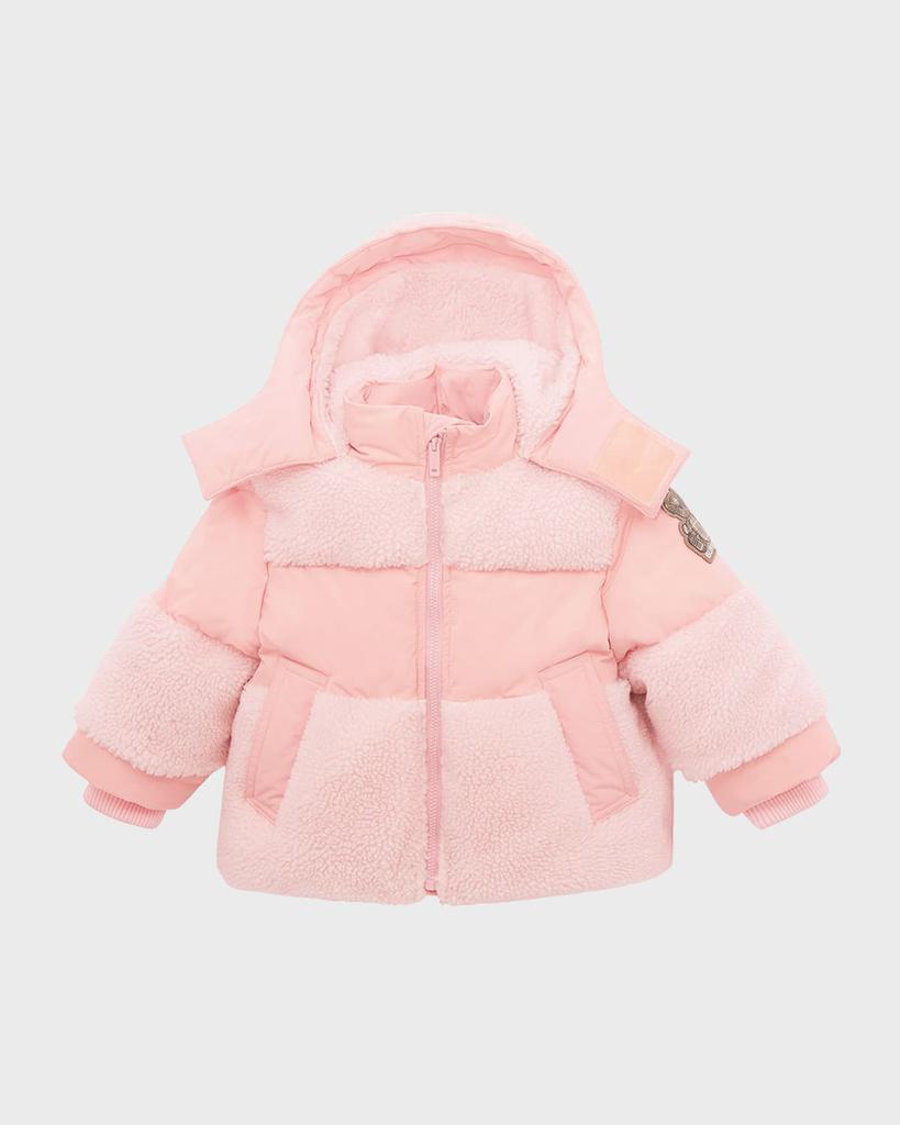 Girl's Calder Puffer Fleece Jacket, Size 6M-2商品第1张图片规格展示