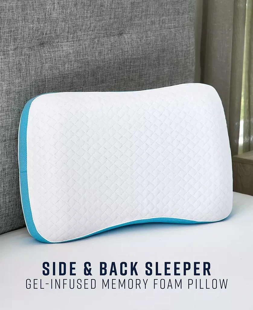 Side and Back Sleeper Gel-Infused Memory Foam Pillow 商品