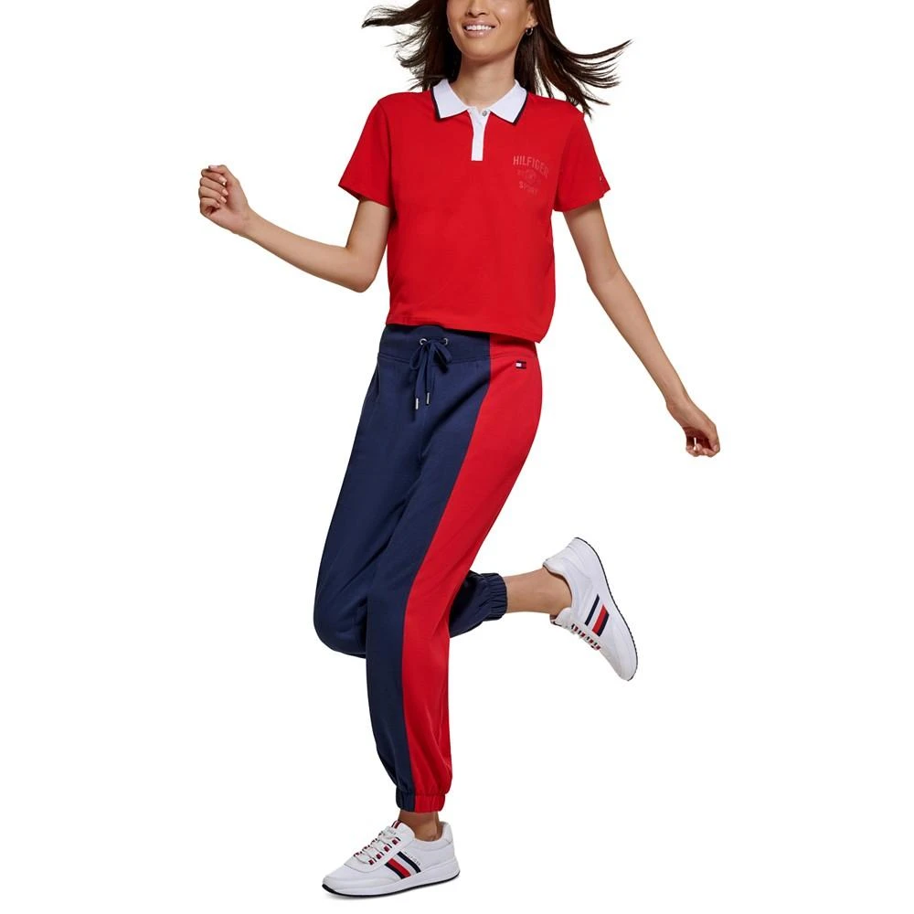 商品Tommy Hilfiger|Women's Cropped Polo Shirt,价格¥89,第5张图片详细描述