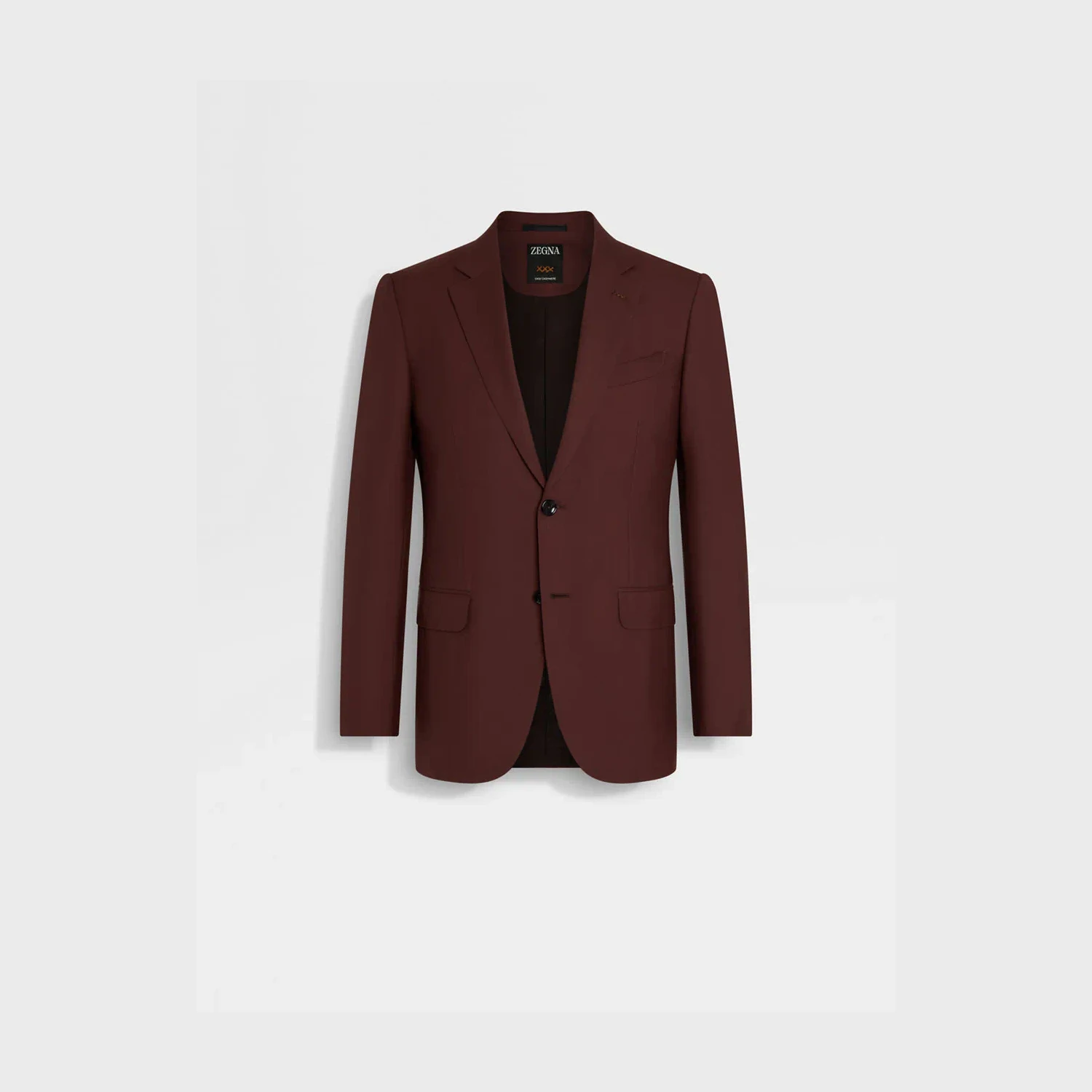 商品Zegna|【预售】 杰尼亚 25春夏 男士 西服外套 Brick Red Oasi Cashmere Jacket 929N21A9-12C2N0 ,价格¥55588,第1张图片