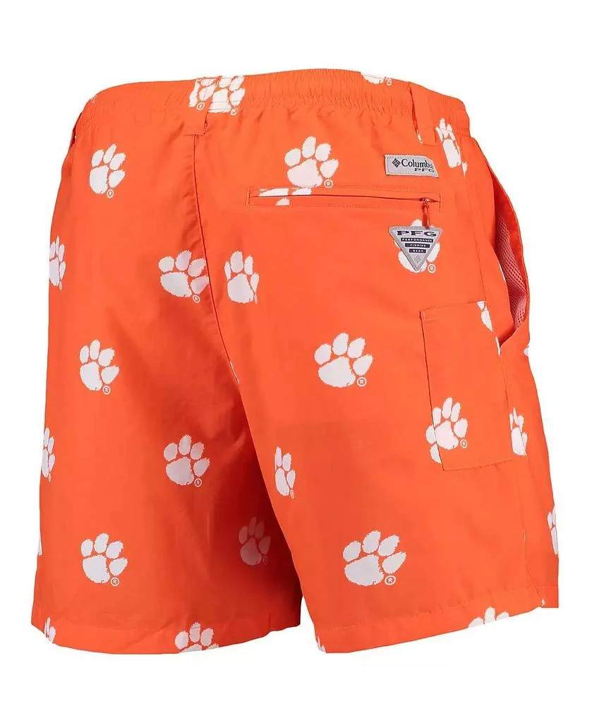 商品Columbia|Men's Orange Clemson Tigers PFG Backcast II 6" Omni-Shade Hybrid Shorts,价格¥277,第2张图片详细描述