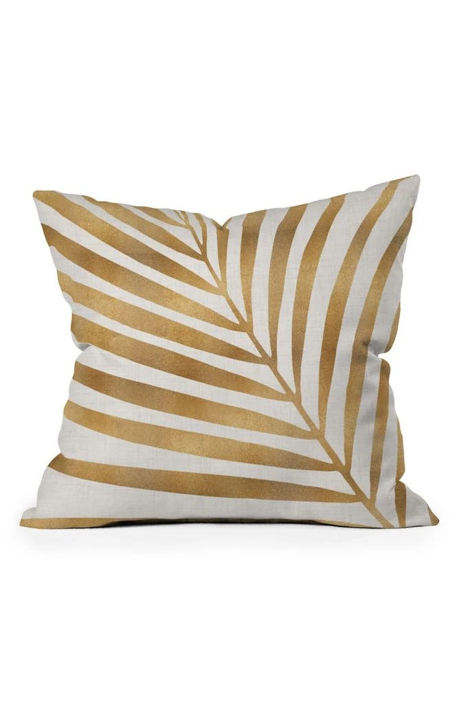 商品DENY Designs|Modern Tropical Metallic Gold Throw Pillow,价格¥248,第1张图片