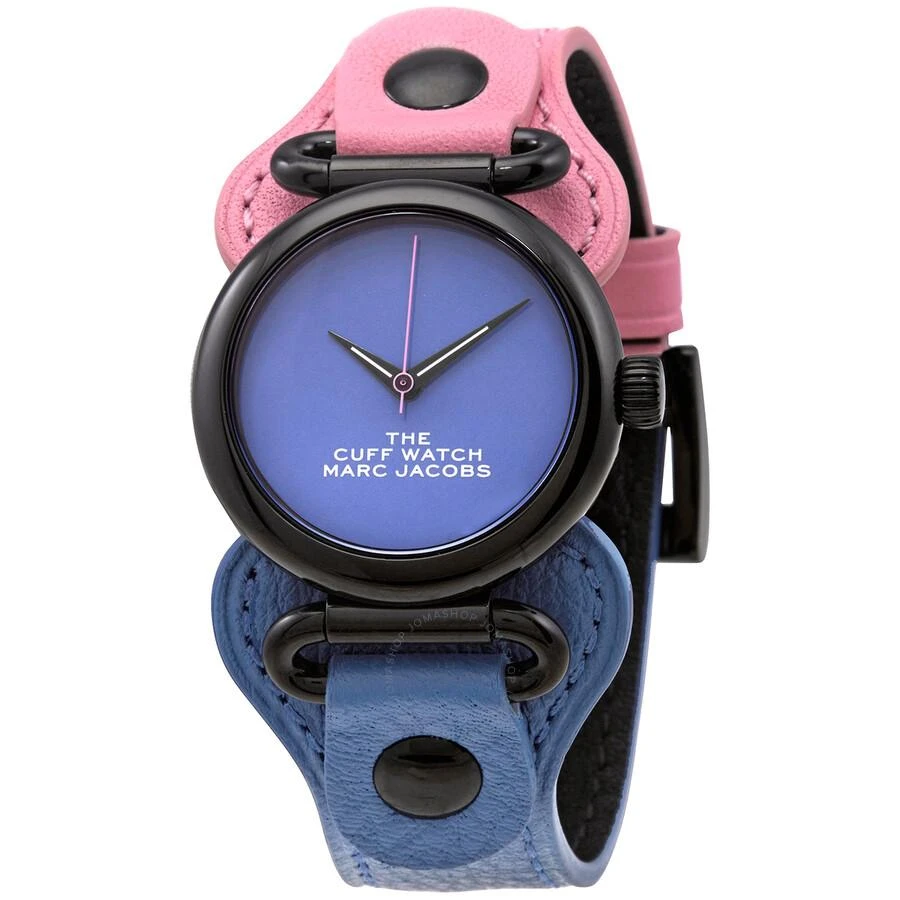 商品Marc Jacobs|The Cuff Quartz Blue Dial Ladies Watch MJ0120179292,价格¥857,第1张图片