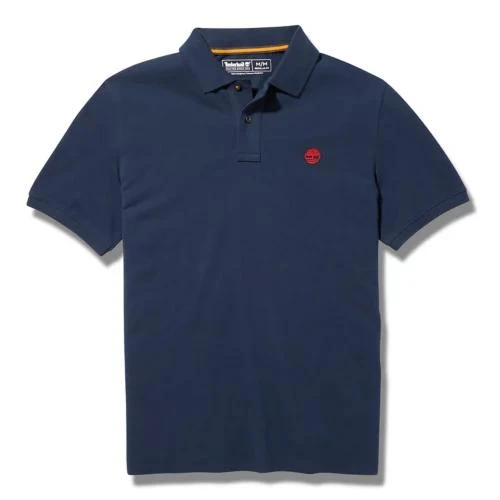 Millers River Pique Polo Shirt for Men in Navy 商品