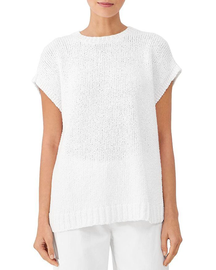 商品Eileen Fisher|Organic Cotton Crewneck Square Sweater,价格¥444,第1张图片
