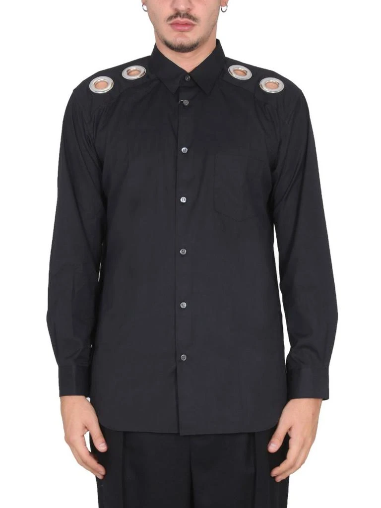 商品Comme des Garcons|Comme Des Garçons Shirt Mens Black Other Materials Shirt,价格¥3745,第1张图片