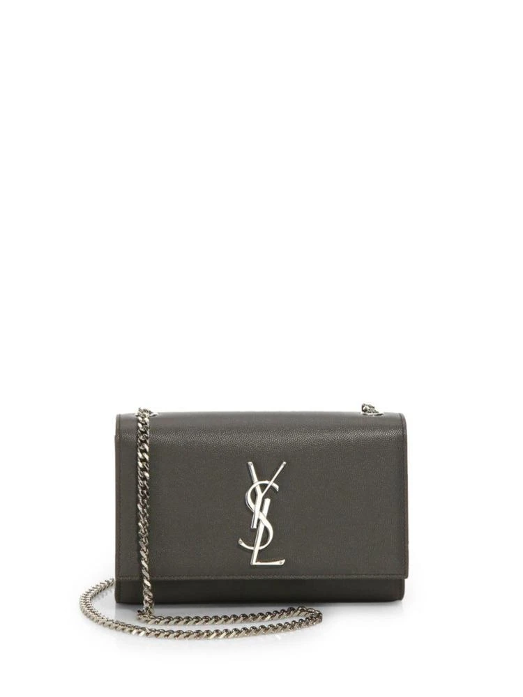 商品Yves Saint Laurent|Monogram Leather 小号真皮链条包,价格¥13114,第1张图片