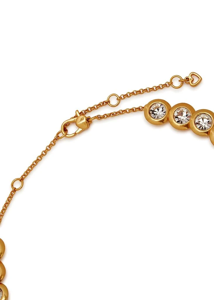 商品Kate Spade|Crystal-embellished gold-tone necklace,价格¥919,第4张图片详细描述