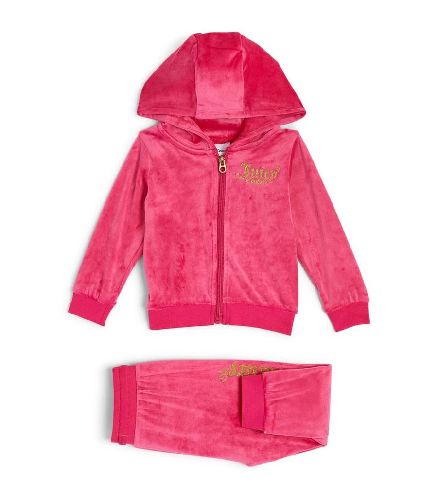 商品Juicy Couture|Velour Tracksuit (12-36 Months),价格¥605,第1张图片