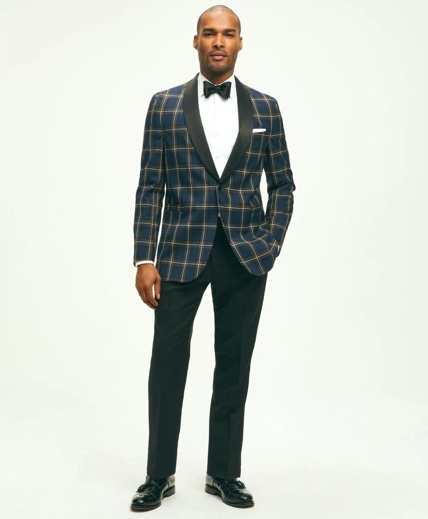 商品Brooks Brothers|Classic Fit Wool Tartan Dinner Jacket,价格¥2882,第5张图片详细描述