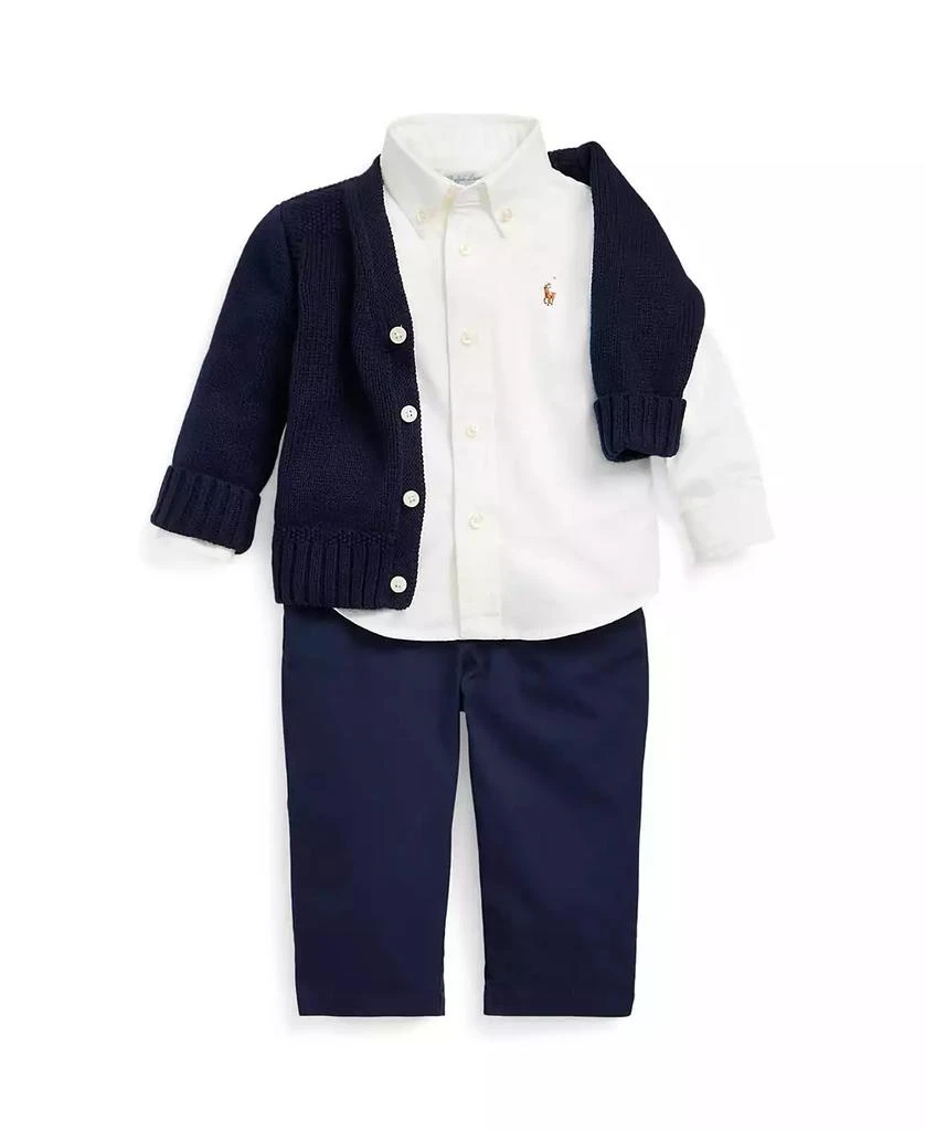 商品Ralph Lauren|Baby Boys Cotton Oxford Button Shirt,价格¥342,第3张图片详细描述