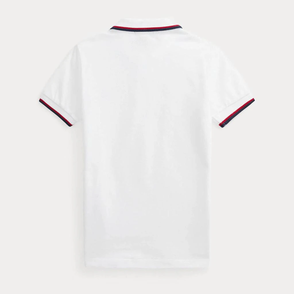 商品Ralph Lauren|Ralph Lauren Boys' Short Sleeve Polo Shirt - White,价格¥349,第2张图片详细描述