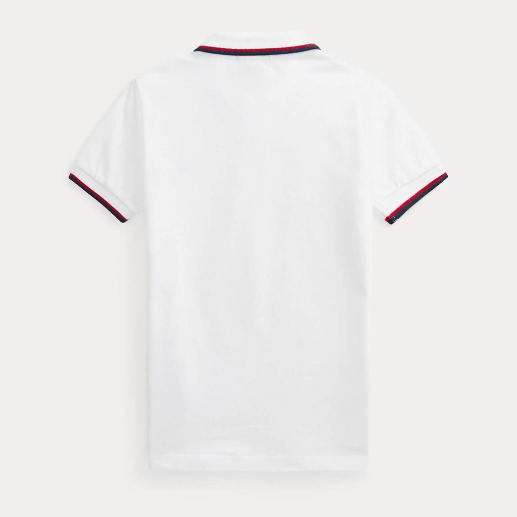 商品Ralph Lauren|Ralph Lauren Boys' Short Sleeve Polo Shirt - White,价格¥315,第4张图片详细描述