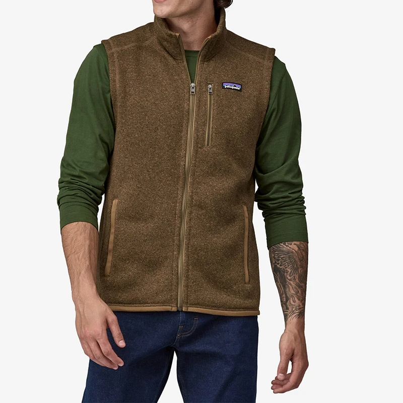 patagonia巴塔哥尼亚 Better Sweater 纯色透气立领拉链马甲 男款 商品