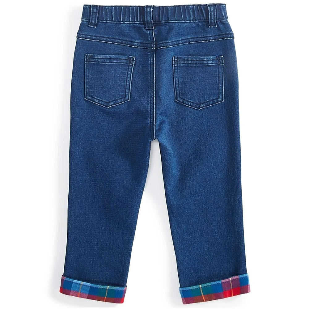 商品First Impressions|Baby Boys True Blue Flannel Cuff Jeans, Created for Macy's,价格¥163,第2张图片详细描述