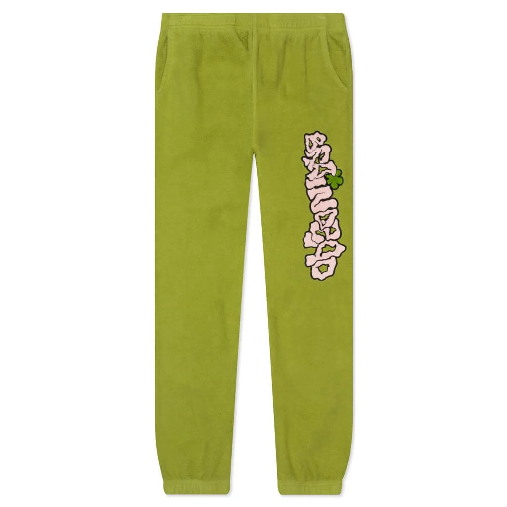 商品Brain Dead|Brain Dead Slime Reverse Fleece Sweatpant - Apple,价格¥851,第1张图片