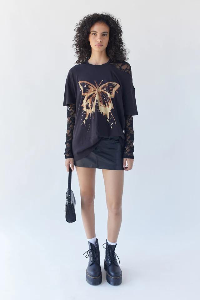 商品Urban Outfitters|UO Slashed Butterfly Tee,价格¥150,第6张图片详细描述