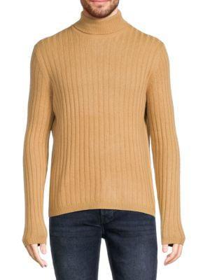 商品Saks Fifth Avenue|Ribbed Merino Wool & Cashmere Blend Sweater,价格¥525,第1张图片