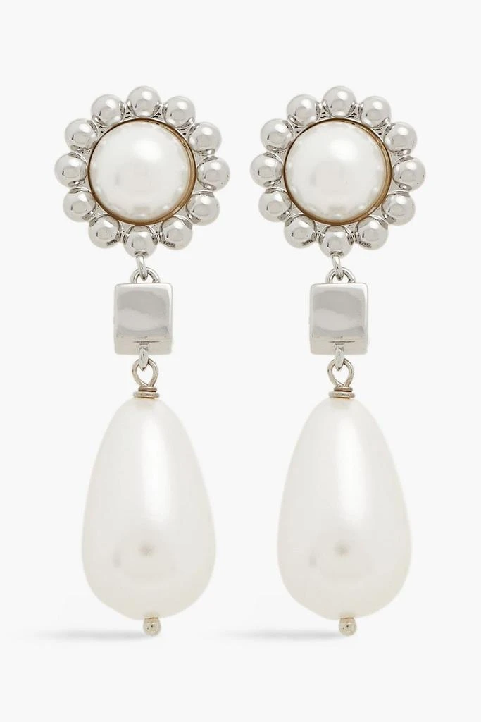 商品shrimps|Silver-tone faux pearl earrings,价格¥540,第1张图片