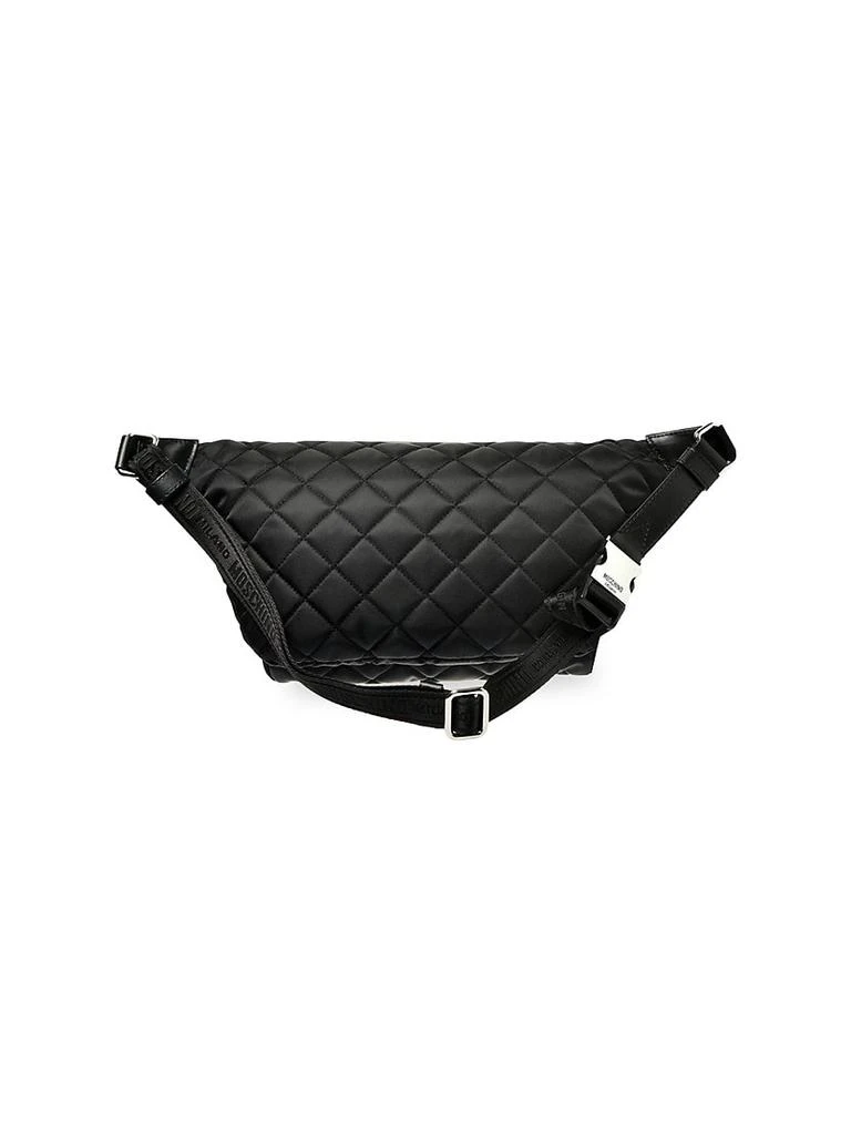 商品Moschino|Logo Nylon Quilted Belt Bag,价格¥4829,第3张图片详细描述