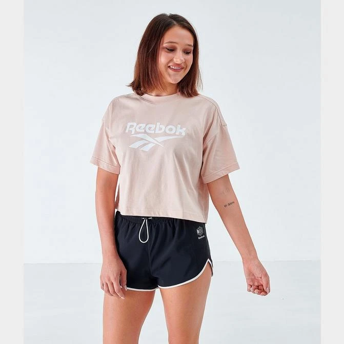 商品Reebok|Women's Reebok Classics Crop T-Shirt,价格¥112,第1张图片