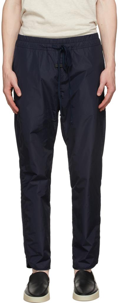 Navy Nylon Track Pants商品第1张图片规格展示