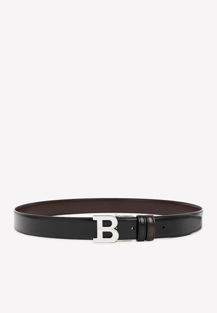 商品Bally|Leather B Buckle Belt,价格¥1508,第1张图片