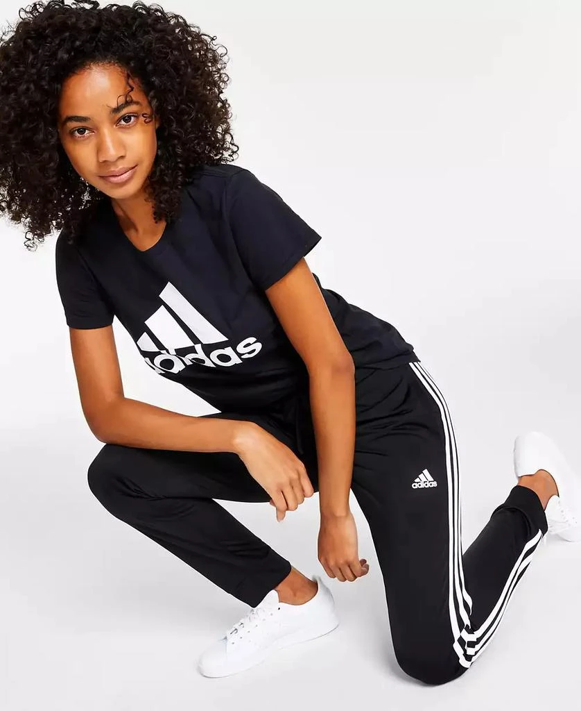 商品Adidas|Women's Essentials Warm-Up Slim Tapered 3-Stripes Track Pants, XS-,价格¥356,第5张图片详细描述