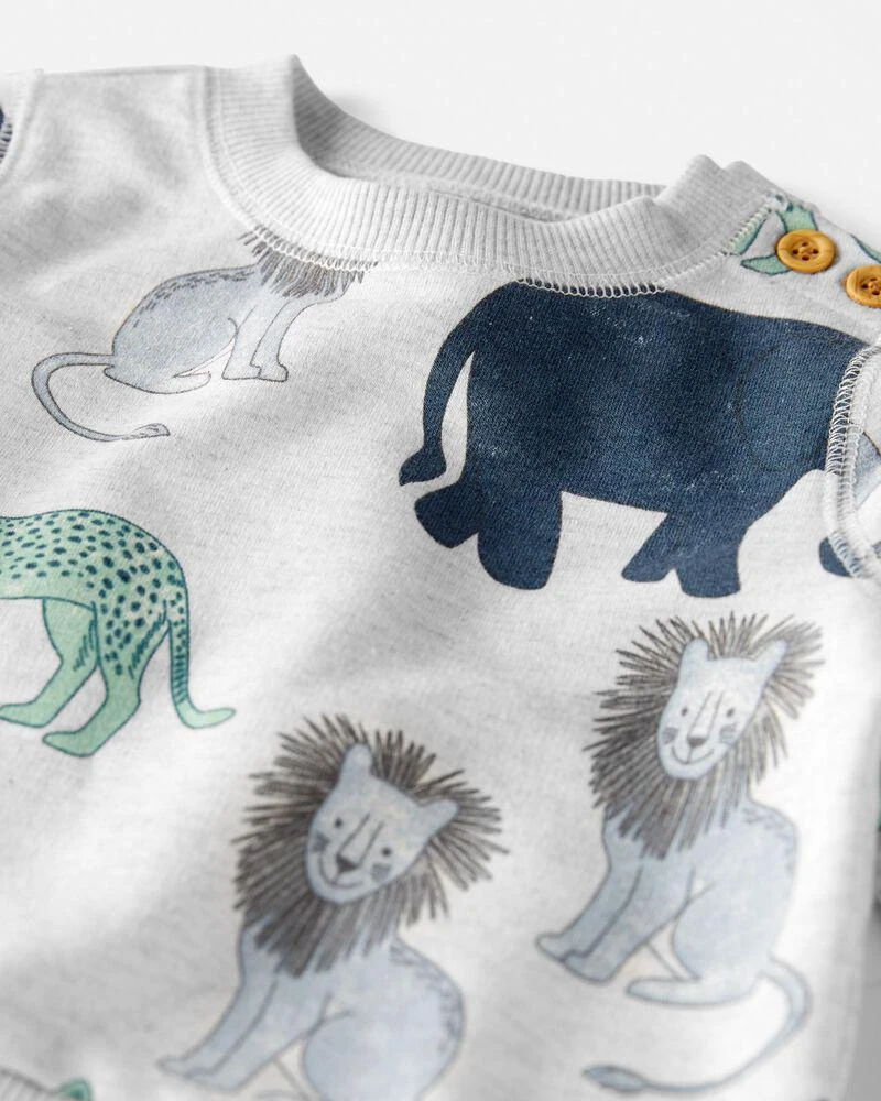 商品littleplanet|Organic Cotton 2-Piece Sweatsuit,价格¥171,第5张图片详细描述