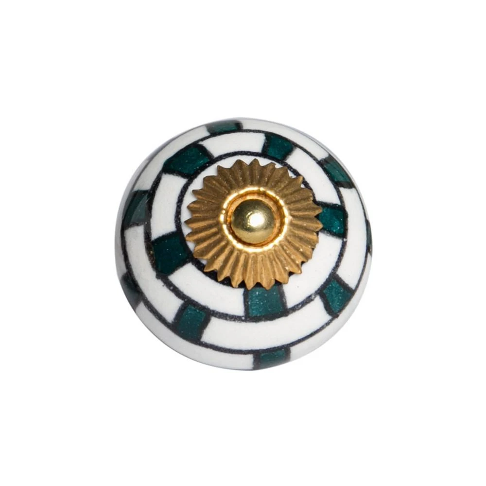 商品KNOB-IT|Handpainted Ceramic Knob Set of 12,价格¥469,第2张图片详细描述