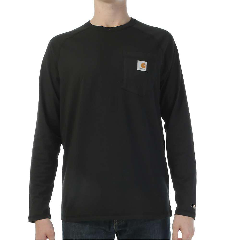 商品Carhartt|Men's Force Cotton Delmont LS T-Shirt,价格¥140-¥147,第1张图片