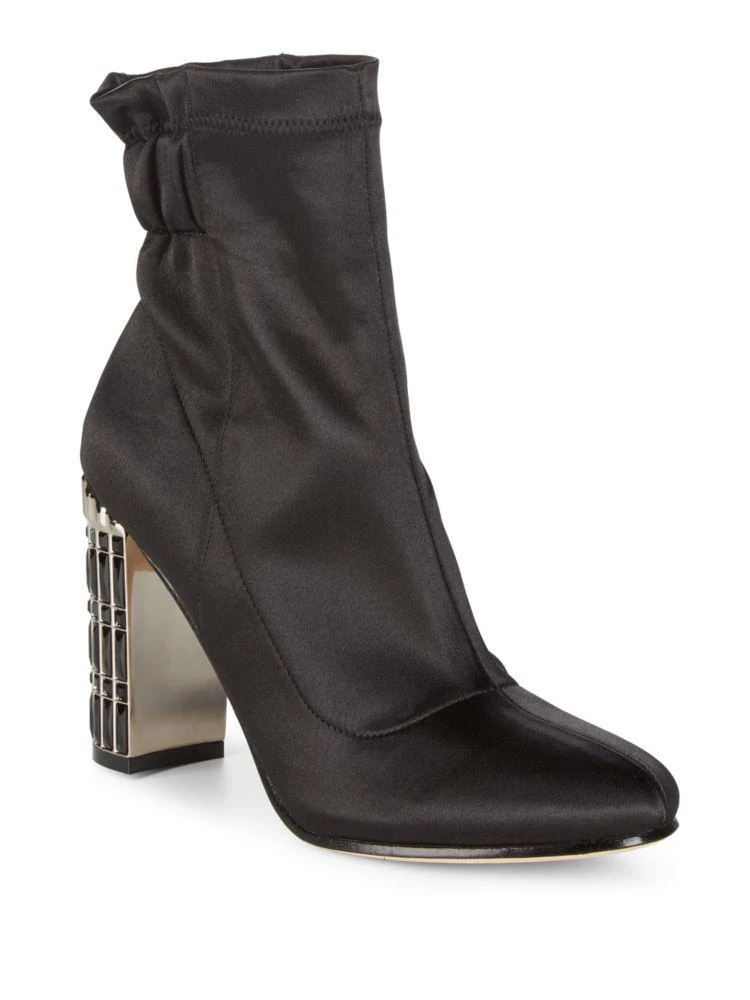 商品Badgley Mischka|Khloe Embellished Booties,价格¥552,第1张图片