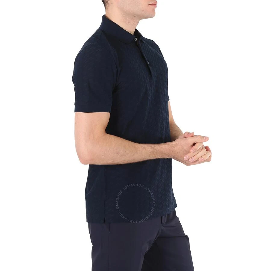 商品Hugo Boss|Men's Dark Blue Mercerized Cotton Slim-Fit Polo Shirt,价格¥759,第2张图片详细描述