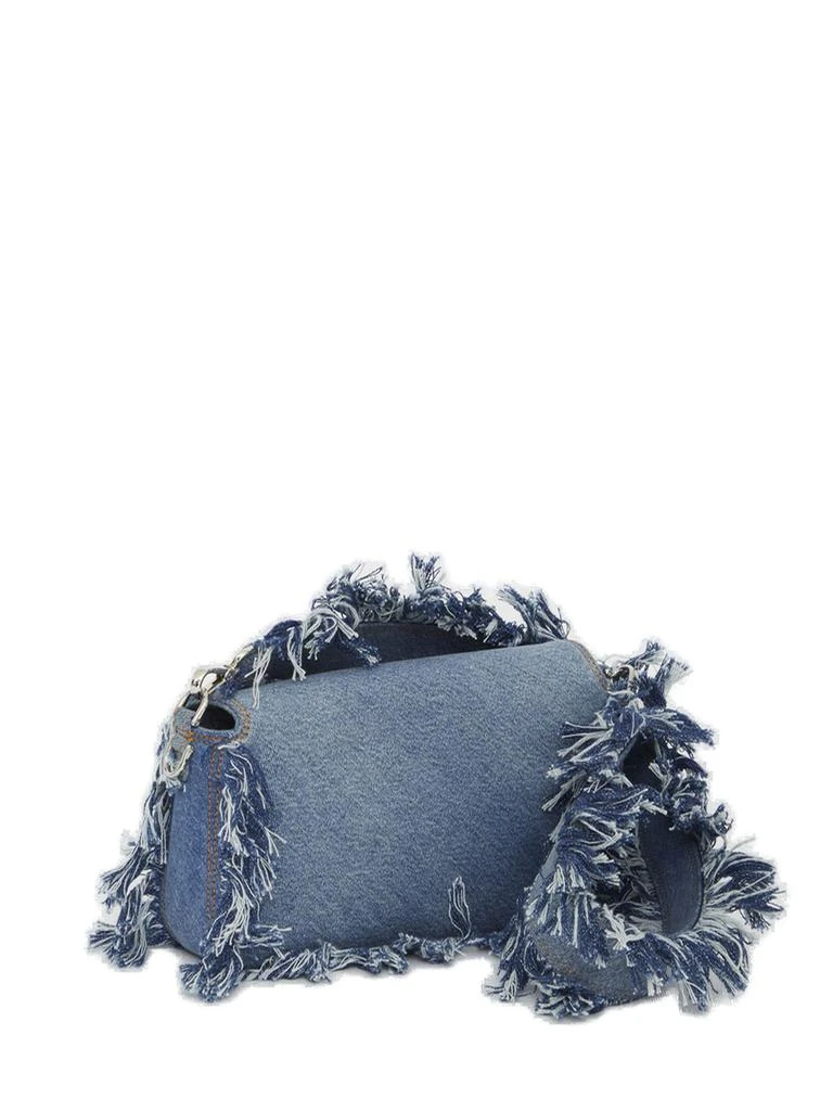 商品Fendi|Fendi Regular Baguette Fringed Denim Bag,价格¥25488,第2张图片详细描述