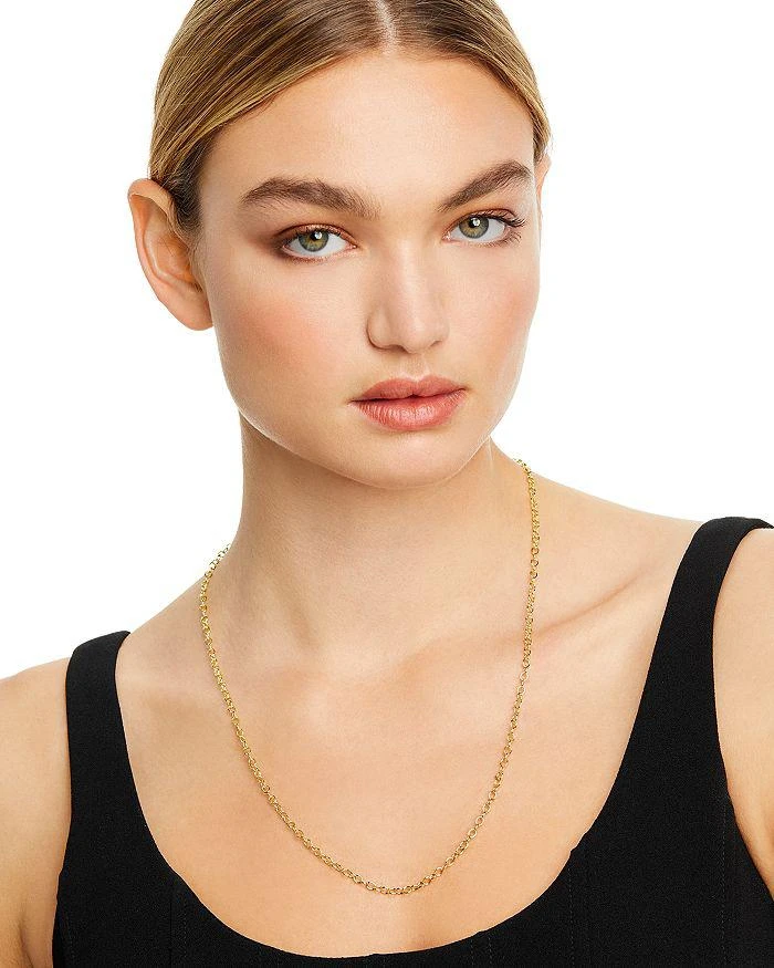 商品Temple St. Clair|18K Yellow Gold Oval Link Chain Necklace, 24",价格¥22688,第2张图片详细描述