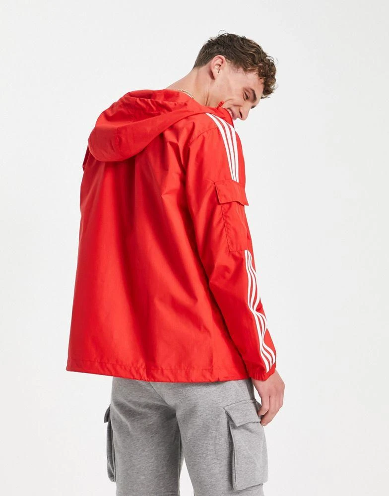 商品Adidas|adidas Originals Adicolor Classics 3-Stripes zip up windbreaker in red,价格¥838,第2张图片详细描述