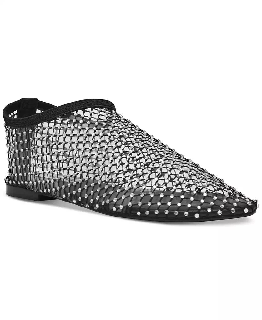 商品Steve Madden|Women's Mino Mesh Rhinestone Flats,价格¥737,第1张图片