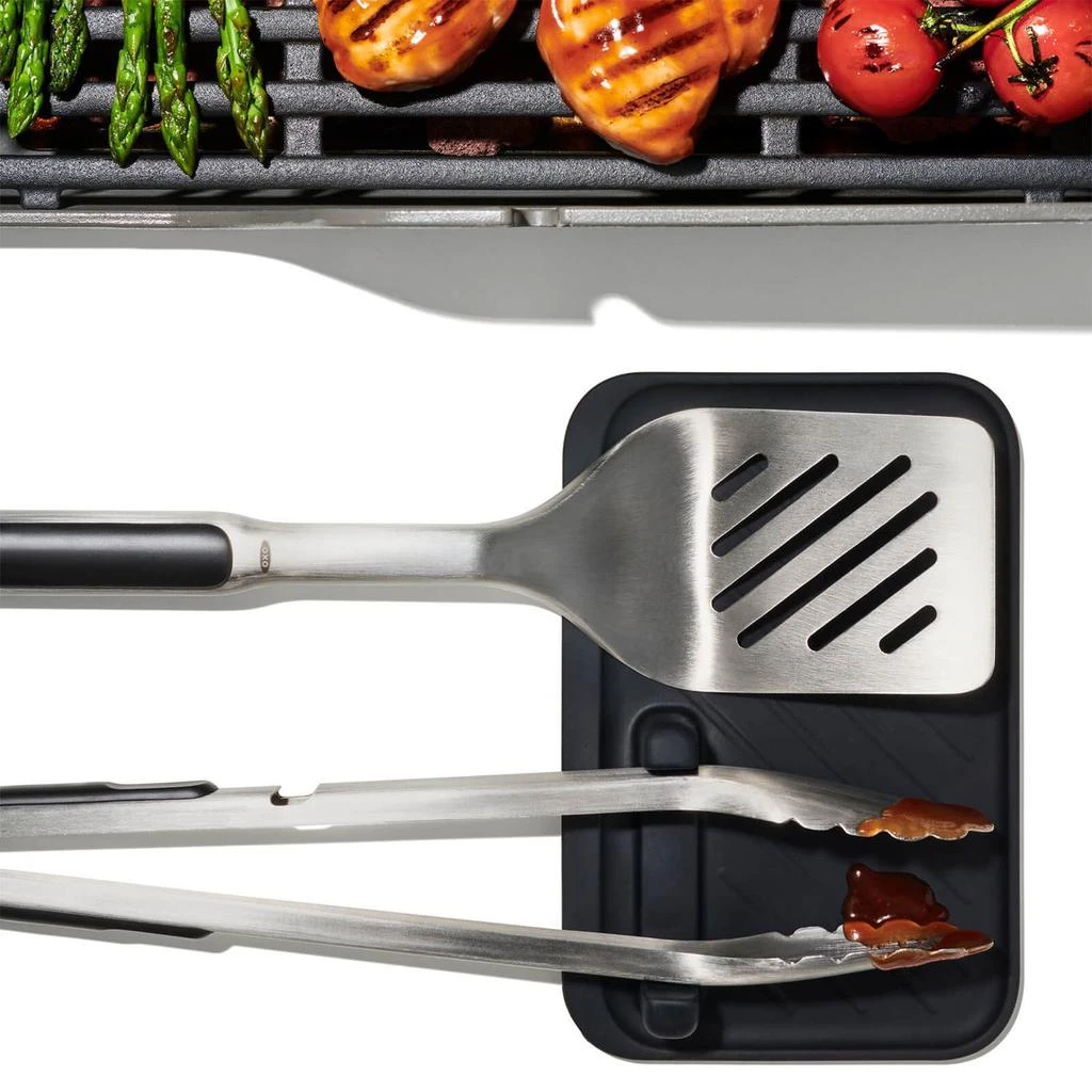 OXO Good Grips Grilling 3pc Set- Turner, Tongs and Tool Rest 商品